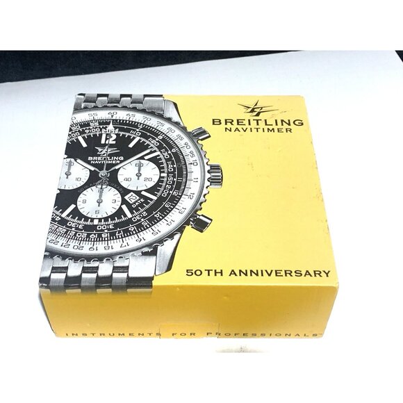 Breitling Pilot's Cap Men's Hat Swiss Chronographs Black Gold With Original Box - Picture 5 of 12